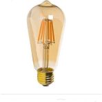 Uzlight 6W Rustik Armut LED Ampul 535 Lümen Sarı Işık 2400K 220-240V 50/60 Hz Dimlenmez 2'li
