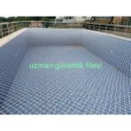 Uzman 4 x 8 Metre Beyaz Havuz Kapama Güvenlik Filesi