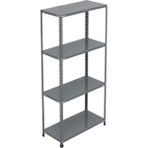Uzman Grup Raf Sistemleri 4 Raflı 2 Metre 31X75 Çelik Raf - Depo Rafı - Kiler Rafı - Arşiv Rafı - Dosya Rafı