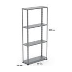 Uzman Grup Raf Sistemleri Uzman Grup Raf Çelik Raf 4 Raflı 2metre 31 x 93 Çelik Raf Depo Rafı