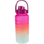 Uzman İthalat Matara Dörtlü Set 2000 ml 800 ml 500 ml 280 ml Pembe
