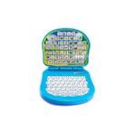 Uzman İthalat Oyuncak Mini Laptop Türkçe Ingilizce Eğitici Mavi 21CM
