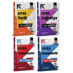 Uzman Kariyer Yayınları SÜPER FİYAT - Uzman Kariyer 2022 KPSS Matematik+Tarih+Coğrafya+Vatandaşlık Test Bankası Yaprak Test