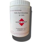 Uzman Kimya Sitrik Asit Monohidrat / Limon Tuzu – Doğal Kireç Çözücü – Temizlik, Kozmetik ve Gıda Kullanımı – Kavanoz – E330 / Citric Acid Monohydrate - 1 kg