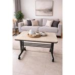 UZMHOME VALVE YEMEK MASASI TEKERLEKLİ PRATİK MASA(60x90)