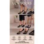 Uzn Socks 3’lü Kadın Babet Çorap Seti – Nefes Alan Şık Tasarım - 36 - 41 - Siyah