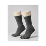 Uzn Socks Bambu 5 Parmaklı Çorap 2 Çift Unisex – Terletmeyen, Parmak Ayrımlı Günlük Çorap
