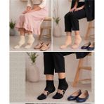 Uzn Socks Desenli Transparan Kadın Soket Çorap 3’lü Paket - 36 - 41 - Beyaz