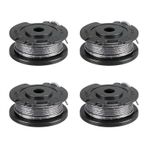 uzoyfoda Bosch EasyGrassCut 18 23 26, 18-23018-260 ART 23 SL ART 26 (4) için F016800569 F016800385 çim biçme makarası, 4,9 m, 1,65 mm akülü çim biçme makarası