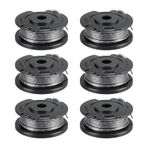uzoyfoda Bosch EasyGrassCut 18 23 26, 18-23018-260 ART 23 SL ART 26 SL (6) için F016800569 F016800385 çim biçme makarası, 4,9 m, 1,65 mm akülü çim biçme makarası