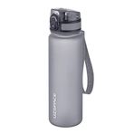 Uzspace 500 ml Tritan Su Matarası 13 farklı Renk Softtouch Gri