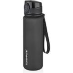 Uzspace 500ML-650ML-800ML-1000ML Klasik Soft-Touch Serisi Askılı Akıtmaz Tritan Su Matarası - 500 ml - Siyah