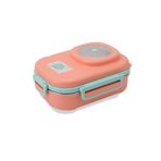 Uzspace 600 ml Çorba Kaseli-Çelik Kaşık Çatallı Paslanmaz Çelik Bento Lunch Box Yeni Nesil Sefer TASI-FFLBOX8021600 - Turuncu