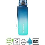 Uzspace Colorful Tritan Su Matarası – 500 ml - Mavi - Yeşil