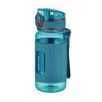 Uzspace Fiftyfifty 400ml Çocuk Tritan Su Matarası Silikon Korumalı Kaydırmaz Gövde Yeşil