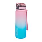 Uzspace Fiftyfifty 500ml Çift Renk Softtouch Ff Collection Tritan Su Matarası Pembe-yeşil
