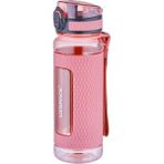 Uzspace Fiftyfifty 520ml Tritan Su Matarası Silikon Korumalı Kaydırmaz Gövde Pudra