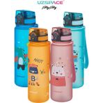 Uzspace Figürlü 500 ml Tritan Çocuk Su Matarası Mavi