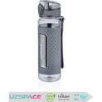 Uzspace Silikon Gövde Trıtan Su Matarası - 520 Ml. - Gri