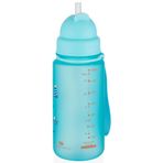 Uzspace Tritan Pipetli Suluk 400 ml Mavi
