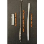 Uzspace Yedek Pipet Takımı ve Pipet Temizleme Fırçası 1 Set (3 Parça) -Kapak Hariçtir---