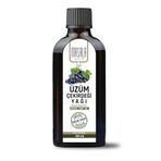 Üzüm Çekirdeği Yağı 100 ml – Saf Soğuk Pres Cam Şişe Üzüm Çekirdeği Yağı (Vitis Vinifera Seed Oil)