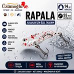 Üzümoğlu Lion Fishing Vib Blade Sw Rapala 14GR 55MM Kanlı Beyaz Titreşimli Sahte Balık Alabalık Turna Yayın Yemi