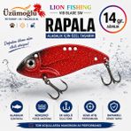 Üzümoğlu Lion Fishing Vib Blade Sw Rapala 14GR 55MM Parlak Titreşimli Sahte Balık Yayın Turna Yemi - gece glov