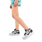 Uzun Bilekli Unisex Mavi Çocuk Spor Sneaker Ayakkabı 31