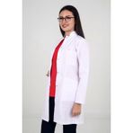 Uzun Boy Hakim Yaka Doktor Öğretmen Laboratuvar Önlüğü