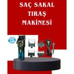 Uzun Çalışma Süreli LCD Göstergeli Saç Kesme Makinesi - KR0025-5MQVJ7 - Renkli