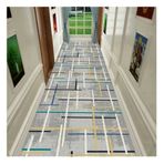 Uzun halı Halı Gri Kaymaz Uzun halı, Ev Otel Koridor Merdiven Paspasları, Uzunluk 1-10m (100x400cm)