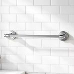 Uzun Havluluk Krom Duvara Monte Banyo Havlu Askısı Paslanmaz Modern Şık Dayanıklı Tasarım