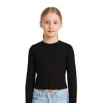 Uzun Kol Kız Çocuk Body, SİYAH, 9-10 YAŞ