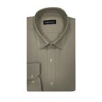 Uzun Kol Slim Fit Erkek Gömlek-6849 BEJ XL