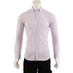 Uzun Kol Slim Fit Gömlek - XL - Orta Lila