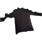 Uzun Kollu Boğazlı Çocuk Sweatshirt Body Siyah Unısex Tuhfetower - 5 Yaş