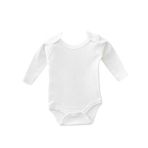 Uzun Kollu Erkek Bebek Çıtçıtlı Body - Büyük Boy (Bbyrn) KREM 2 YAŞ