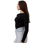 Uzun Kollu İç Body | Rahat ve Nefes Alan Kumaşıyla Tam Kapsama (Siyah, M)
