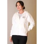 Uzun Kollu Kapüşonlu Ekru Kadın Sweatshirt W0011238-2K5