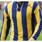 Uzun Kollu Polar Tişört - 2XL - Sarı - Lacivert