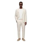 Uzun Kollu Viskon Karışımlı Cepli Düğmeli Mono Yaka Slim Fit Blazer Ceket