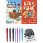 Uzun Kulak ve Benim Zürafam Uçabilir 2'li Set - Kalem