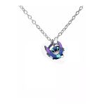 Uzun Mor Kulaklı Stitch Karakter Kolye – Unisex, Renkli Ve Eğlenceli Tasarım