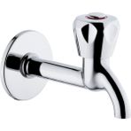 Uzun Musluk Bahçe Lavabo Çeşmesi Pirinç - Krom