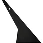 Uzun Saplı Yumuşak Isıya Dayanıklı Köşe Ragle Cam Filmi Çekme Aparatı 30X12CM Siyah - Renkli
