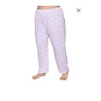 Uzunlar Tekstil Kadın %100 Pamuklu Anne Paçalı Don Ağlı Desenli Emprime Pijama Paçalı Battal