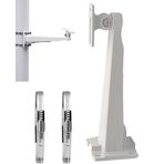 V-Fiabilidad V-Fiabilidad CCTV Duvar Montaj Döngü Braketi, 27 cm Uzun Kol Desteği İzleme Direği Çember Braketi Gözetleme Kamerası Duvara Monte/Direğe Monte CCTV Güvenlik Kamerası PTZ Kubbe için