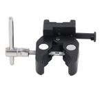 V Monte Pil Adaptör Kelepçesi Güçlü Kavrama Taşınabilir Alüminyum Alaşım Işık Stand Tripod Fotoğraf Stüdyosu