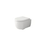 V-Tondo Rimless Asma Klozet Kanalsız Kısa Kapak Hariç Parlak Beyaz 1417-001-0128